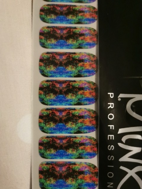 Tie Dye MINX PROFESSIONAL NAIL WRAPS NEW SALON QUALITY