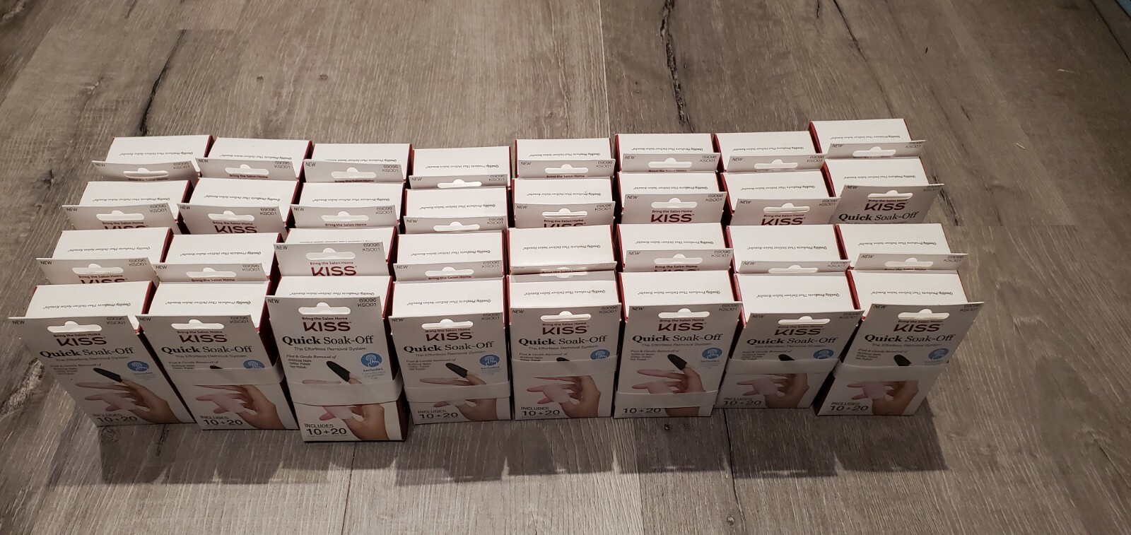KISS QUICK SOAK-OFF EFFORTLESS REMOVAL SYSTEM #KSO01 (2 pack lot)