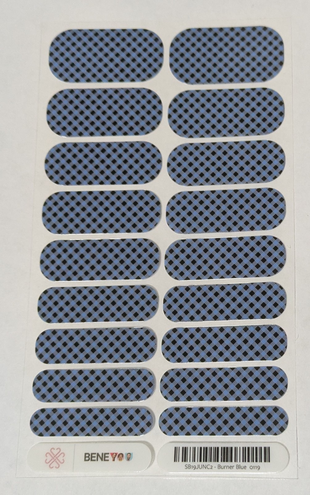 Jamberry Nail Wraps Lot Of 2 Plus Application Kit. Burner Blue & Downtown Mode