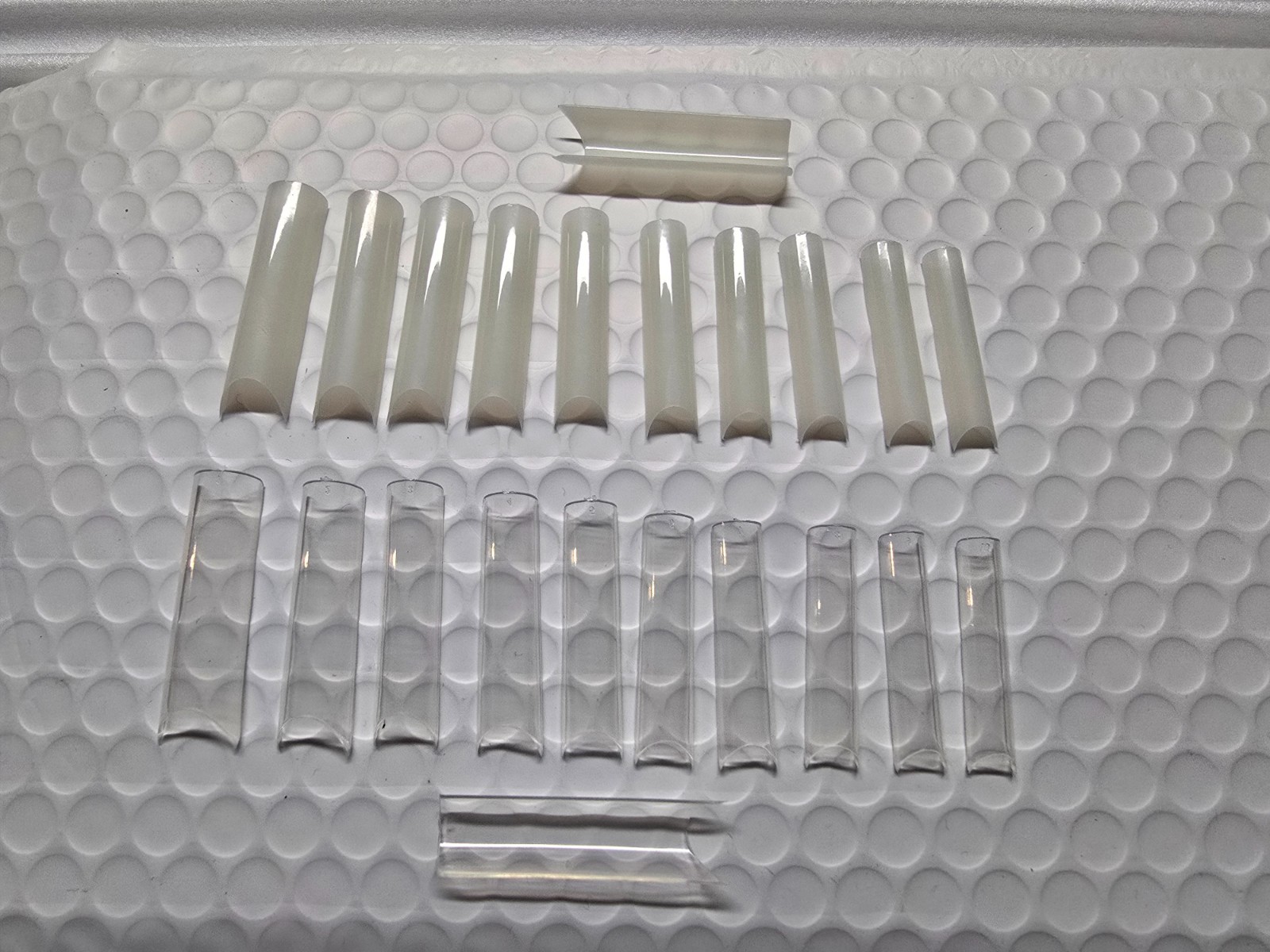 100/500Pcs XXL C Curve Half Cover French Artificial False Nail Tips -Jargod