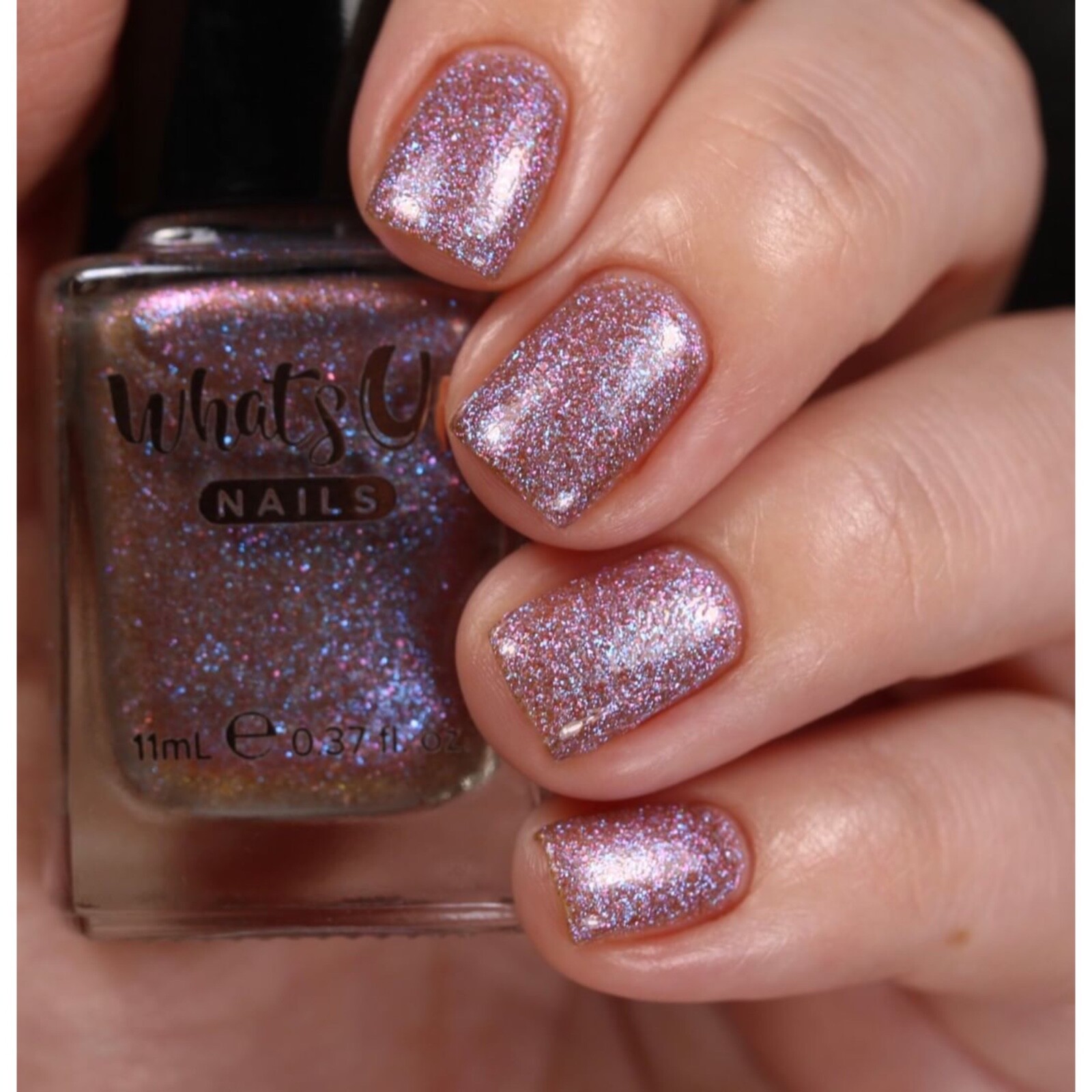 Crystal Nail Polish (Purple Base Blue to Pink Duochrome Shimmer) for Nail Art