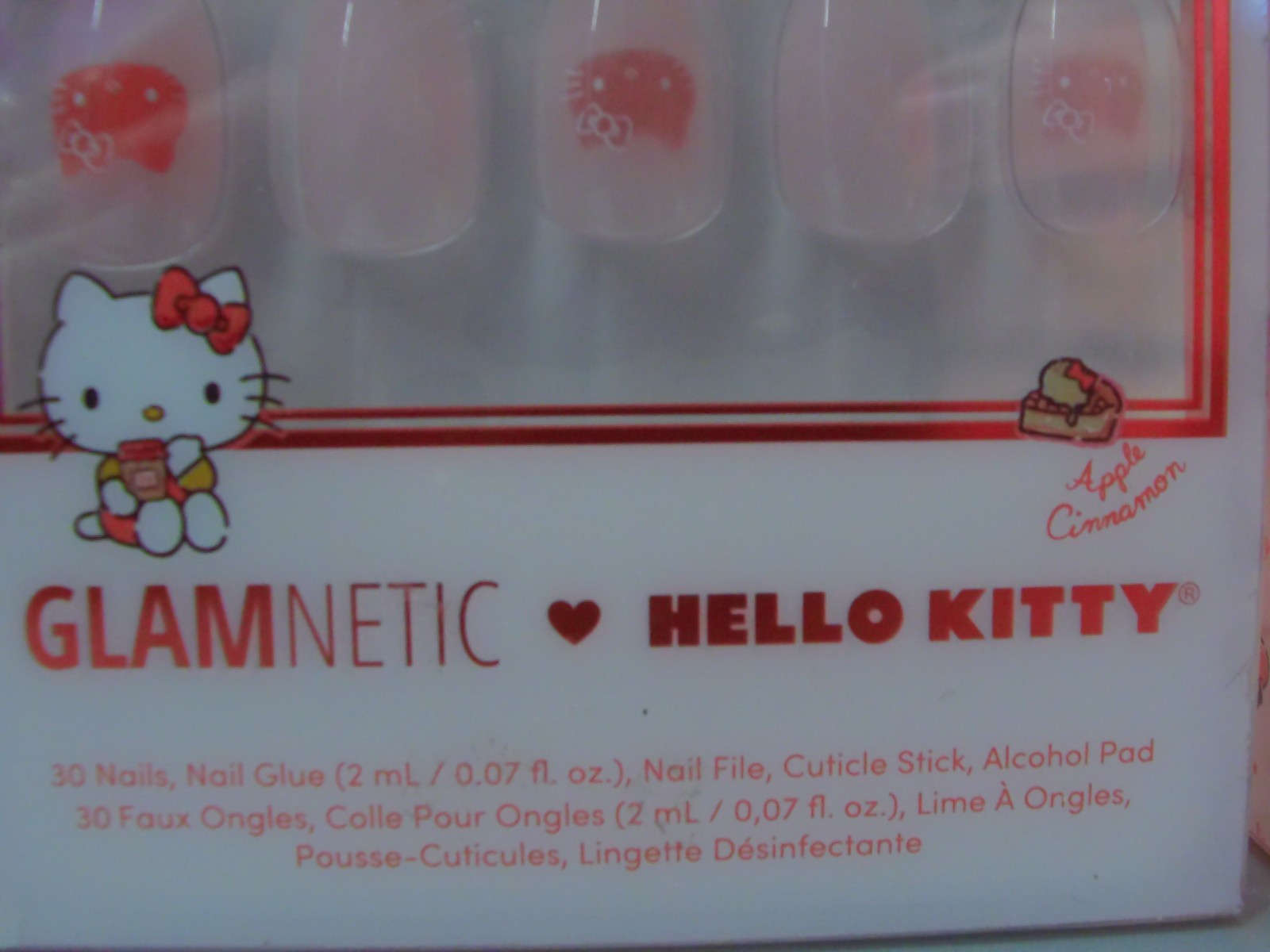 Glamnetic HELLO KITTY Press-On Nails Almond ~ 4 packs ~ NIB – Beauty