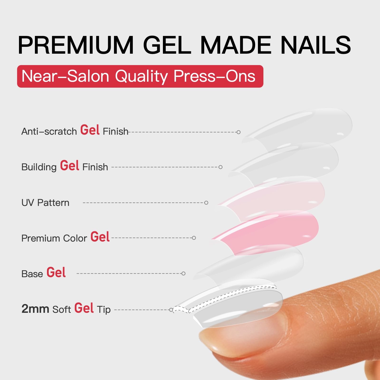Curvlife 30pcs Short Press On Nails, Shining Stick on Fake Nails Design Glossy A