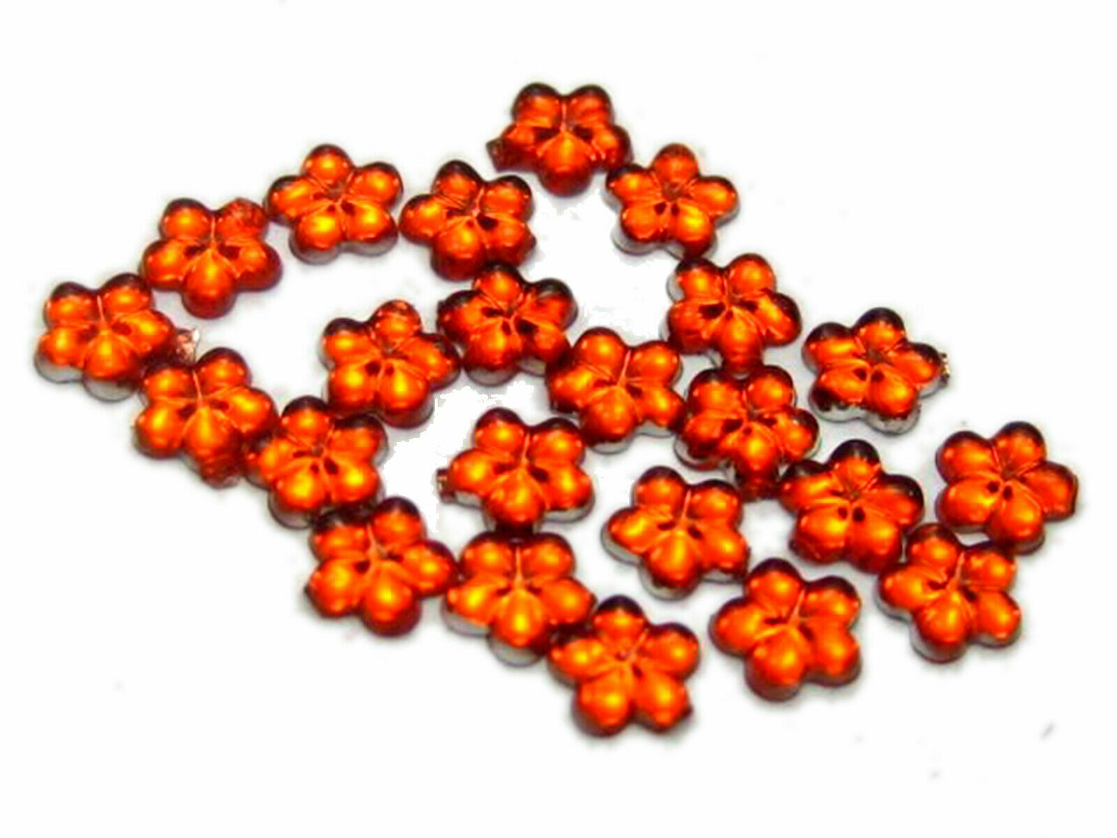 1000 Acrylic FlatBack Mini Flower Rhinestones Gems 4mm Nail Art Tips