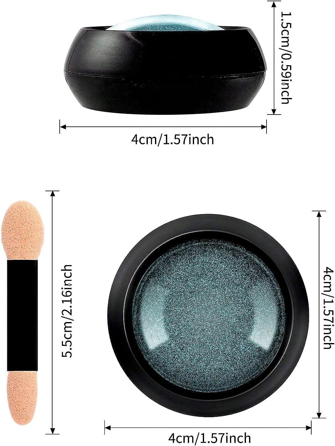 Metallic Chrome Nail Powder for Gel Nails, Pearl Mirror, Holographic Nail NEW