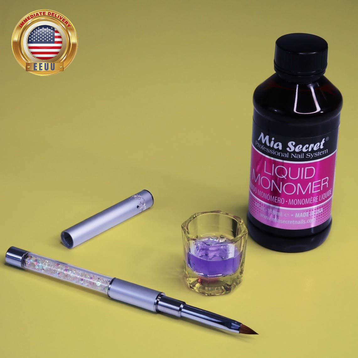 1 Oz Liquid Monomer – Professional Acrylic Nail Liquid for Acrylic Powder – EMA