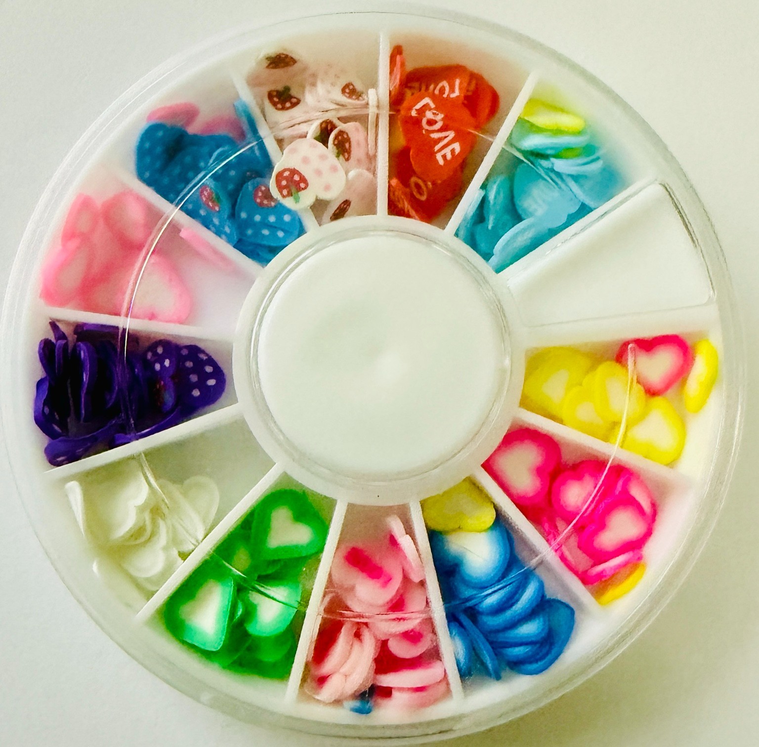 Fimo Dessert Slices Wheel Nail Art Slime Charms Fake Bake Choose Style