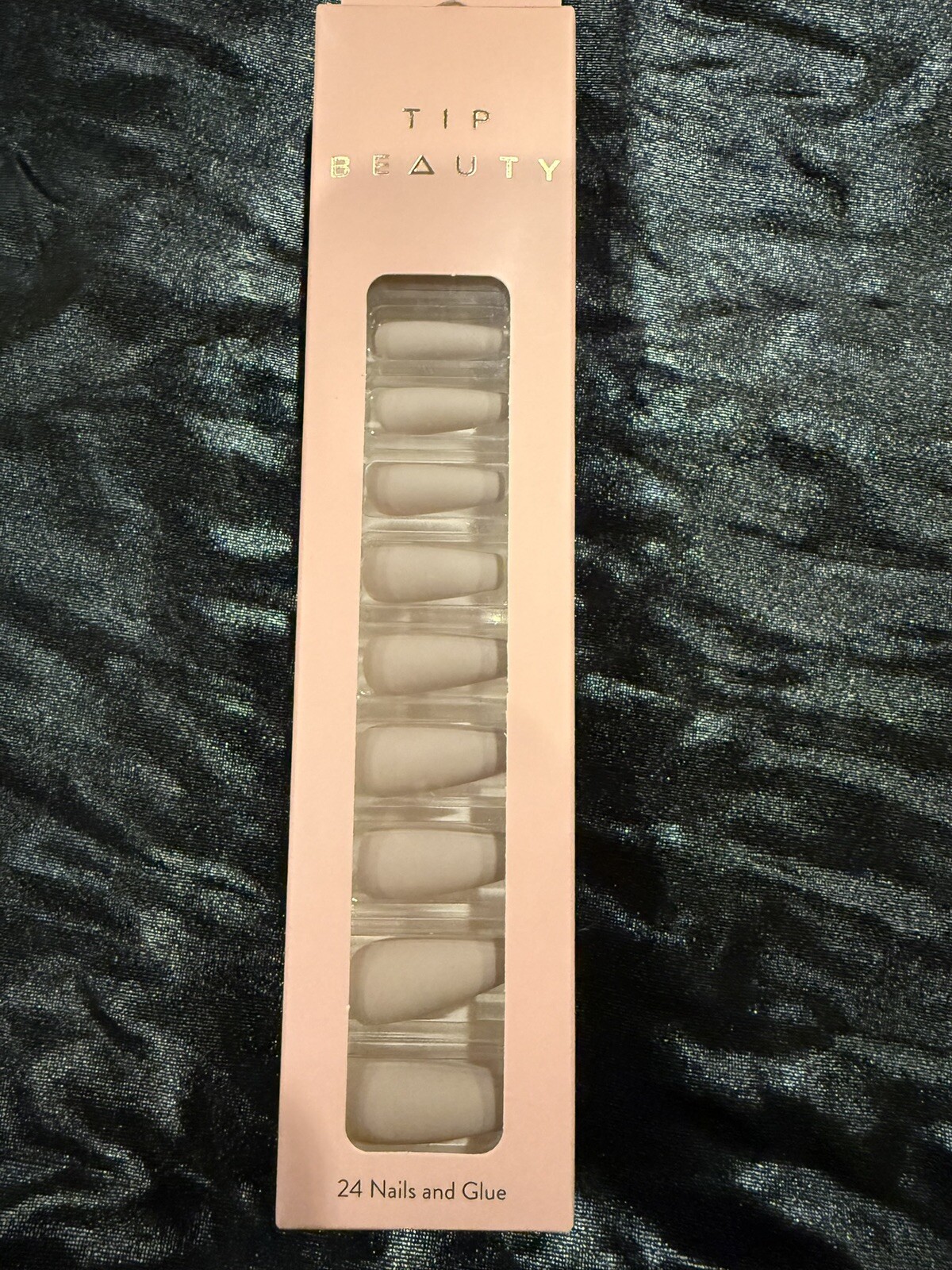 Tip Beauty Press On Nails, Coffin Beige Matte~Including Free Gifts💝