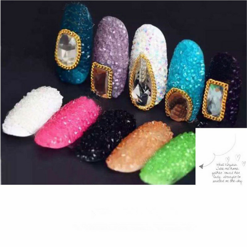 3000 – 9000Pcs Crystal Pixie 3D Nail art Micro Zircon 1.1mm Mini Rhinestones DIY
