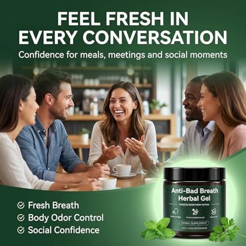 Anti-Bad Breath Herbal Gel Supplement – Body & Breath Odor Control from The Insi