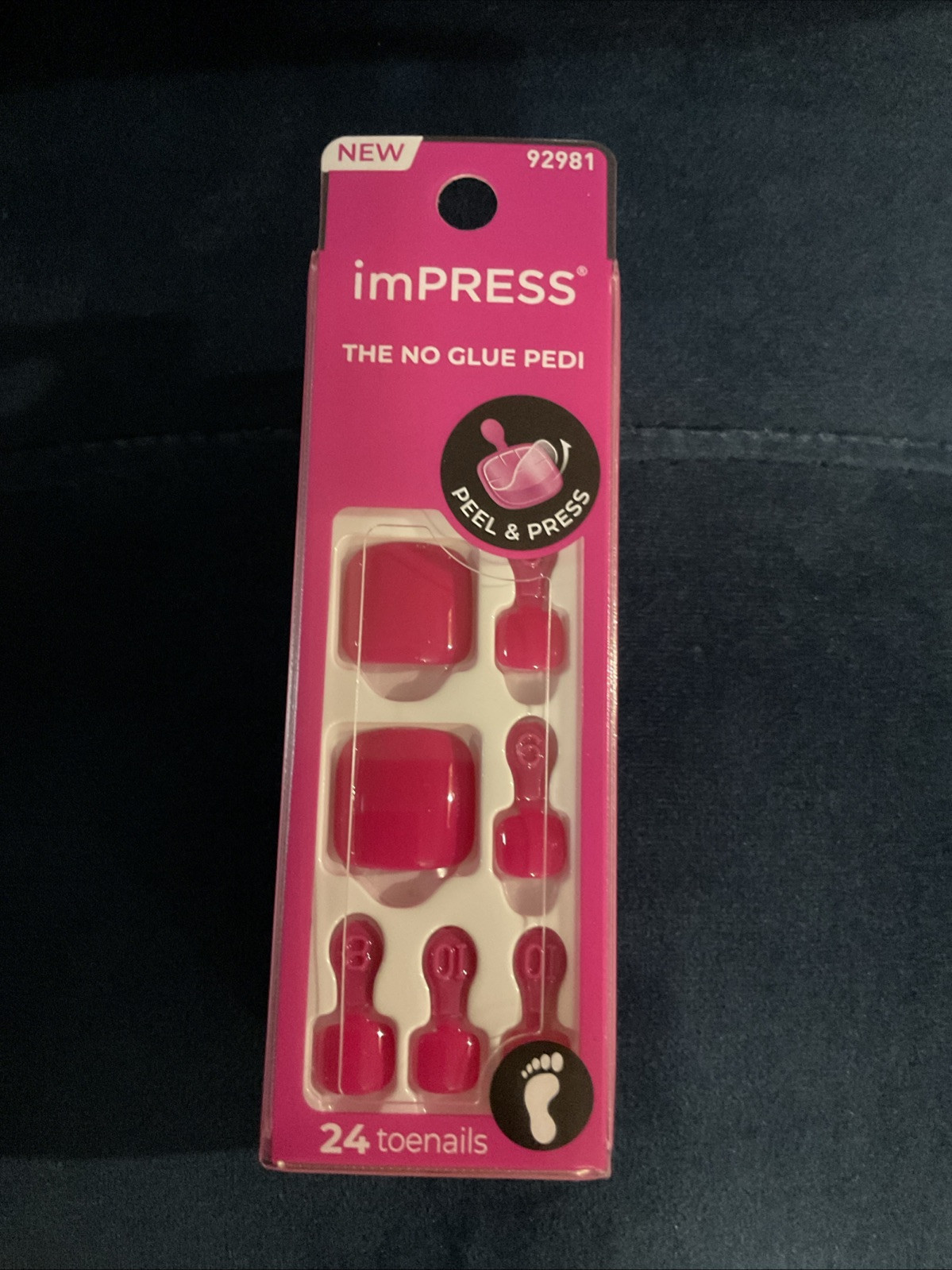 Impress Press On Pedicure Toenails