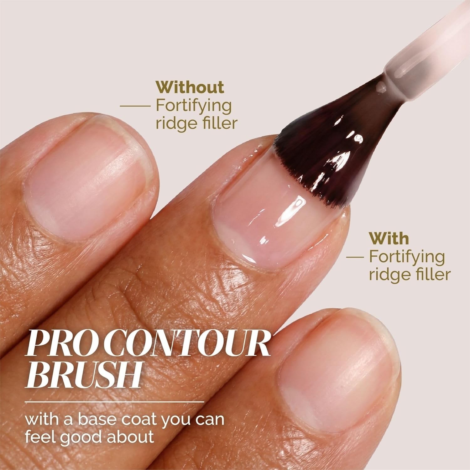kur 0.4 fl oz Nail Ridge Filler – Perfecting Base to Strengthen and Smooth Nails