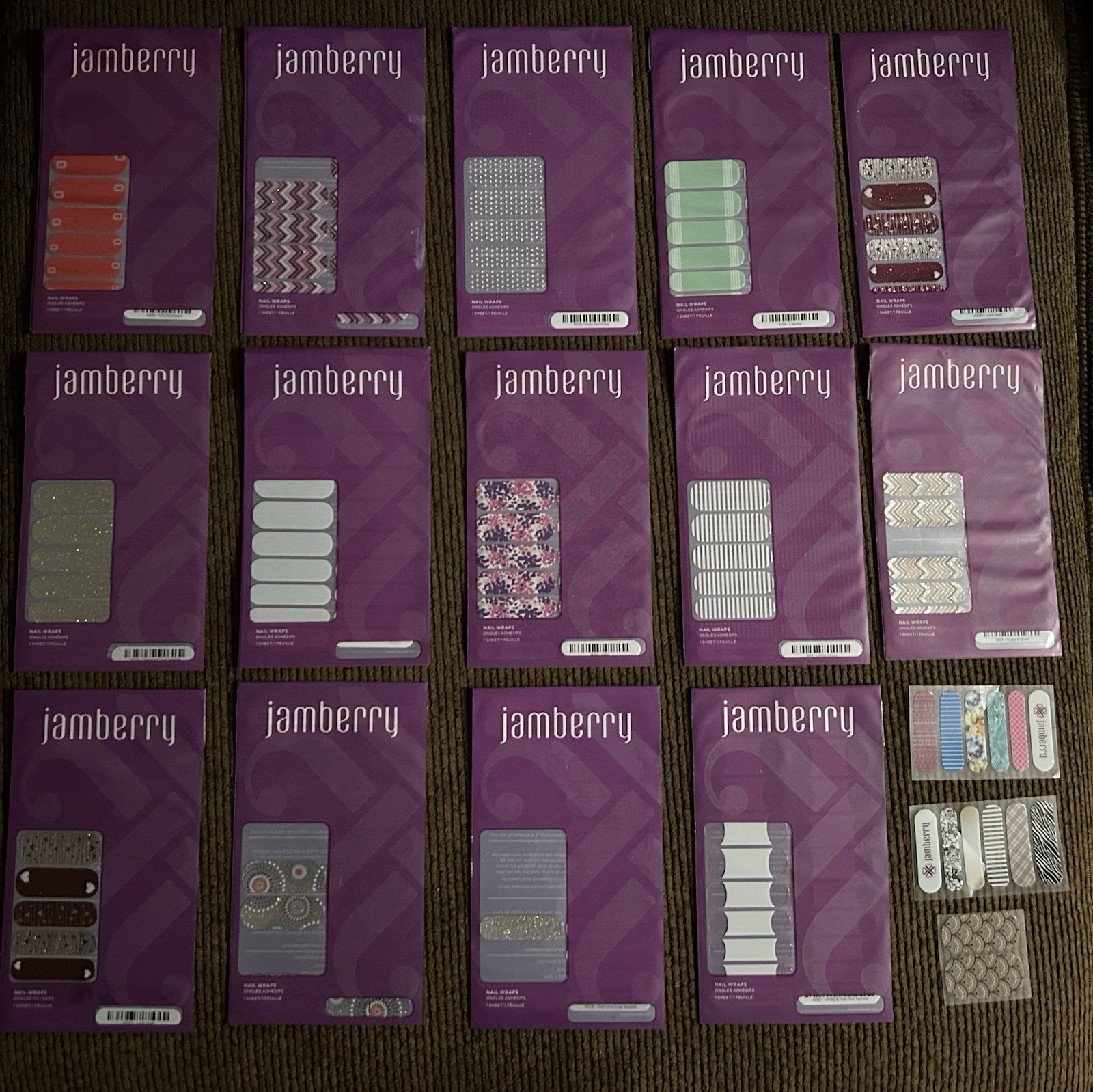 Jamberry Nail Wraps Full & Partial Sheets See List Of Designs