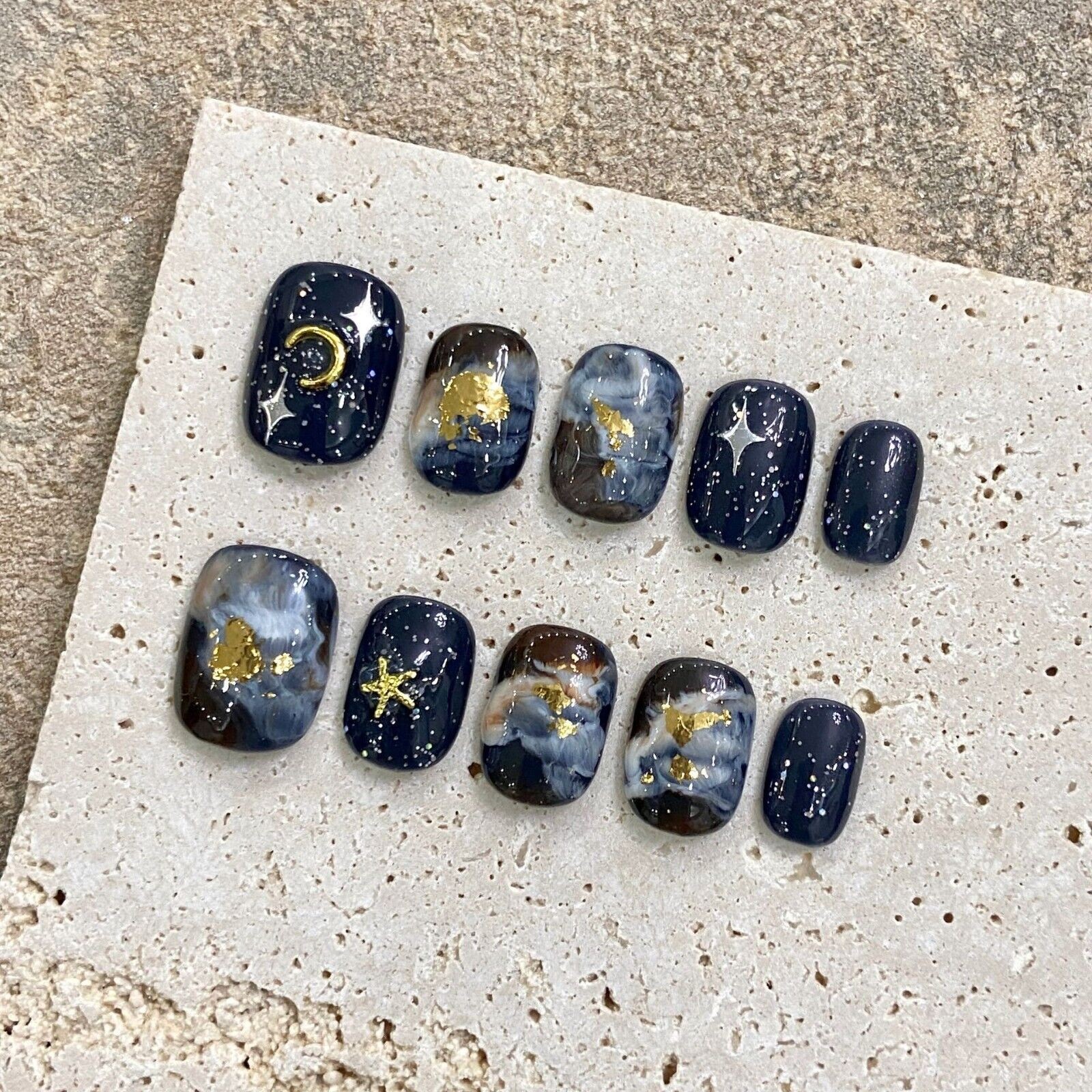 Handmade wearable nail art, high-end art, children’s fun, graffiti, hand drawn,