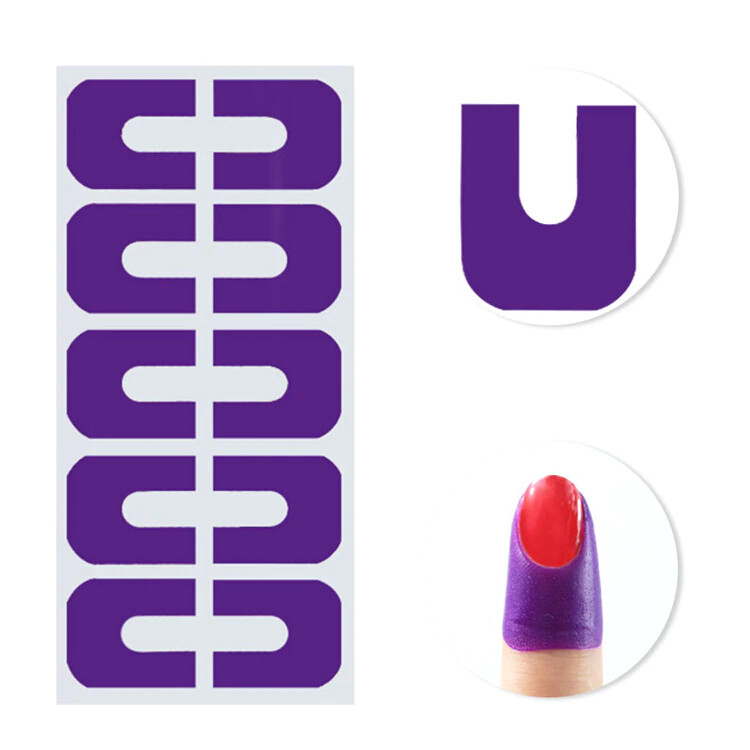 10 Pcs U shape Spill-proof Nail Polish Varnish Protector UK SELLER