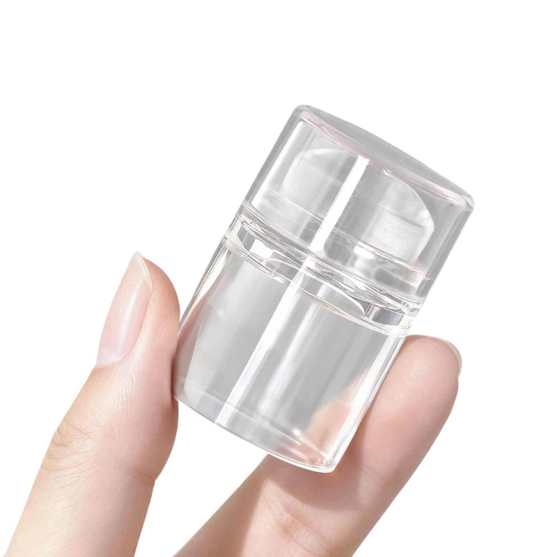 Portable Silicone Transparent Nail Stamp Set With Multiple Designs And Material