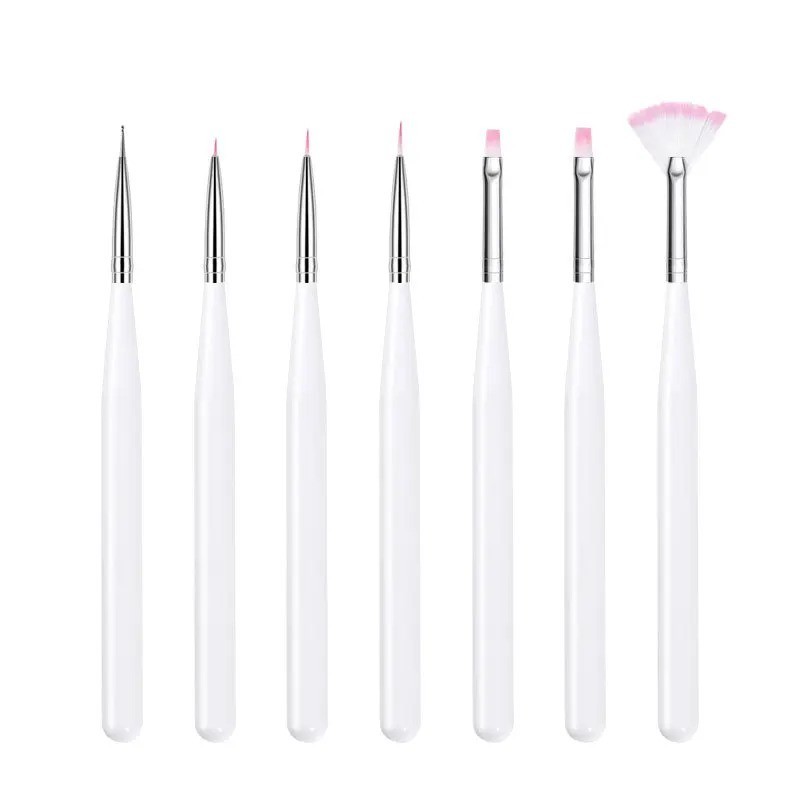 Nail Art Brush Set Acrylic Gel Manicure Carving Painting Tool Kit