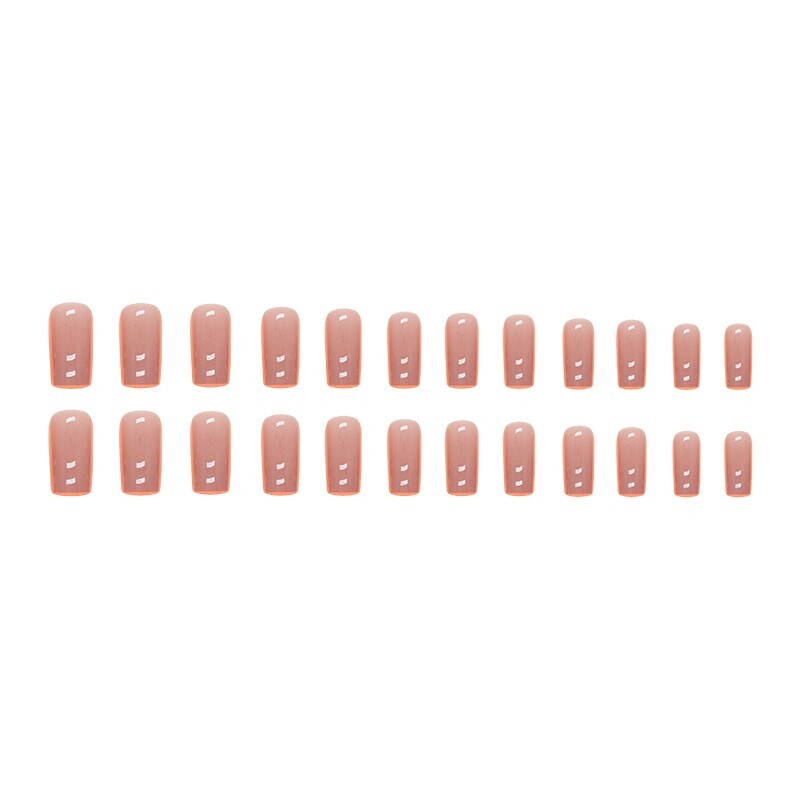 Press On Nails Reusable Medium Square Nail Tips Nails Glue 5 Accessories