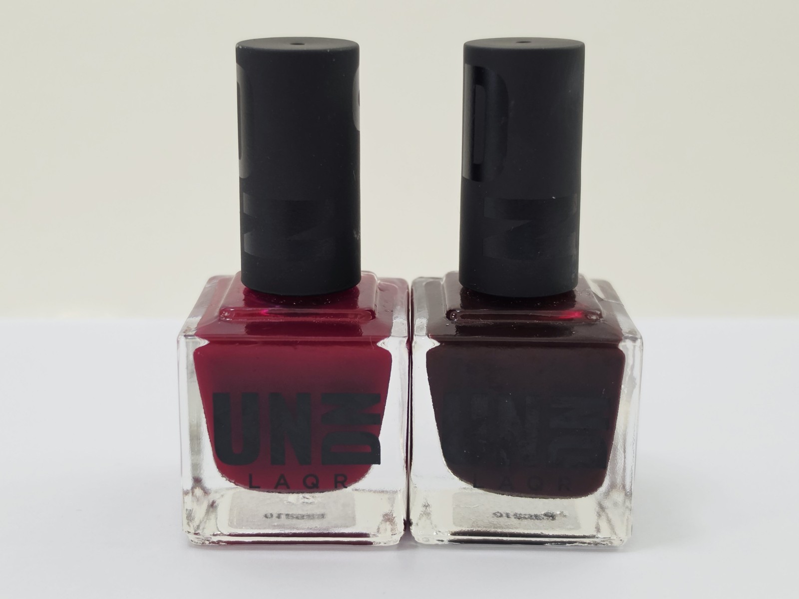 UNDN I0154358 0.5 oz Vegan Nail Polish – #503 Paper Cuts & #505 Warm Blooded