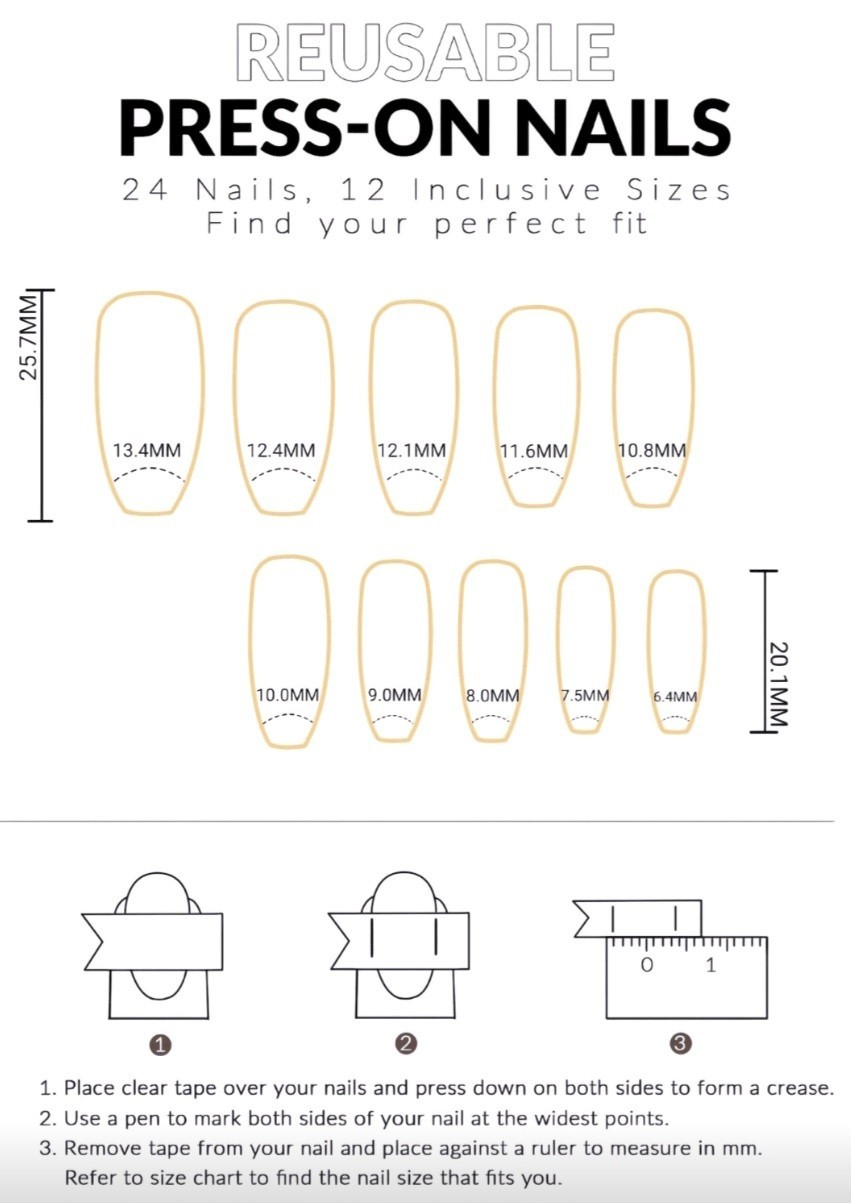 Press-On Nails Bright Green Blue Hot Pink Yellow Black Extra Long Coffin