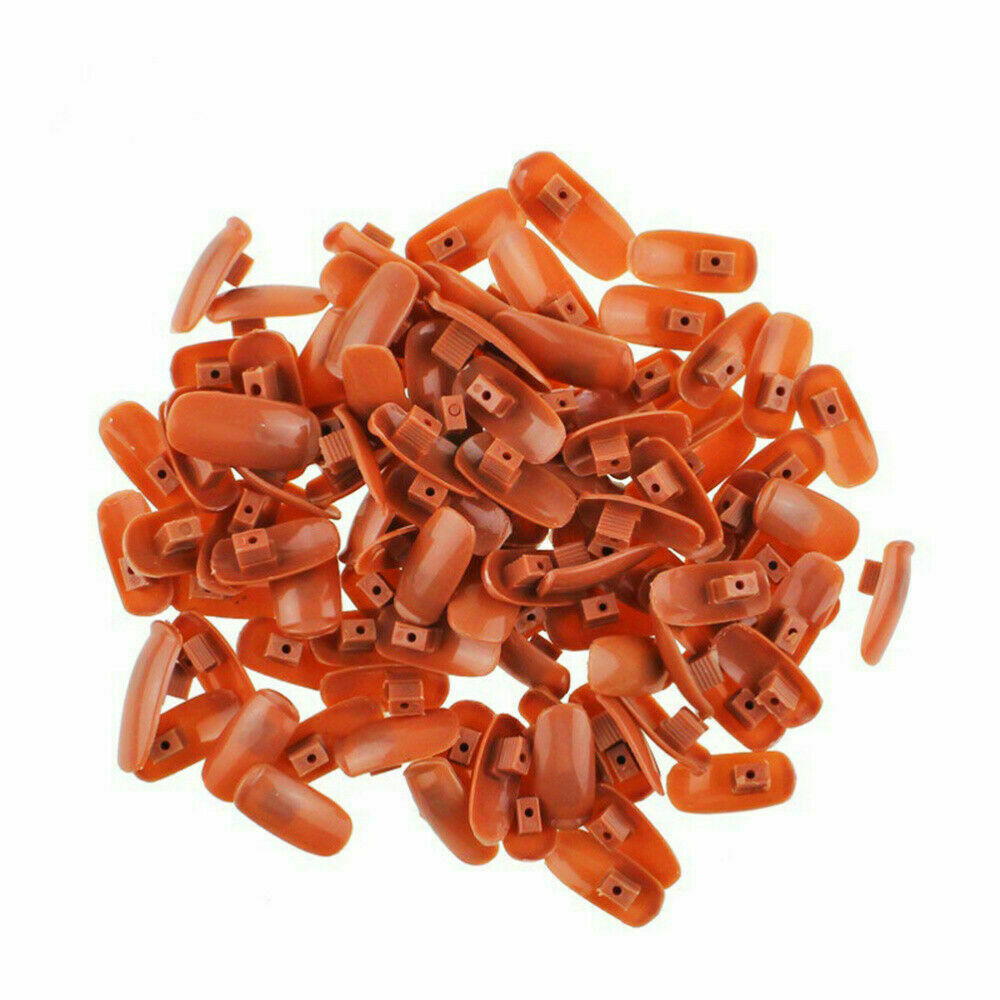 100pcs Manicure Manipulator False Nail Tips Beginner Practice Training Nail Tips