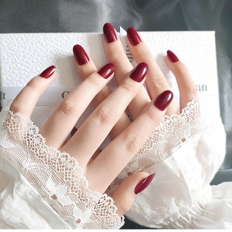 Secret Lives® acrylic press on nails designer artifical nails extension 24 set