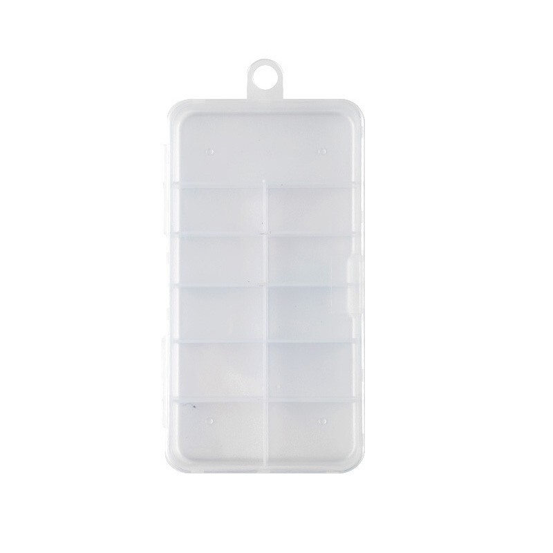 5 x Rectangle Empty 100pcs False Tips Box Storage Case Set Nail Art Craft Salon