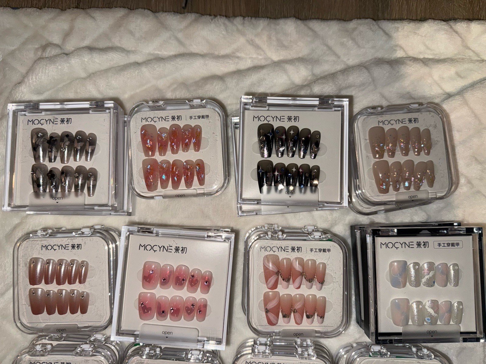 MOCYNE Press Glue On Acrylic Nails 20 Sets 24 Pieces Per Set ALL SIZES