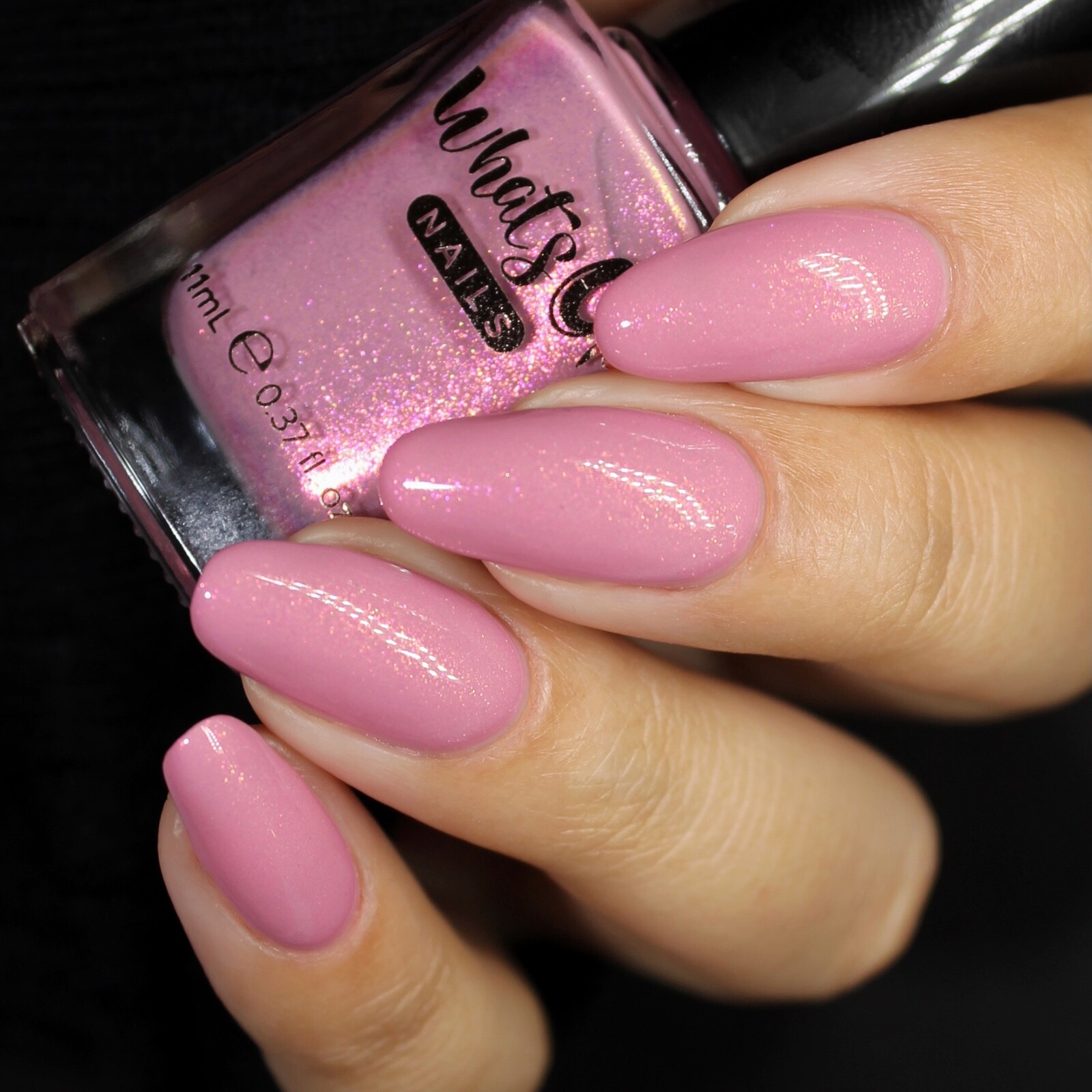 Whats Up Nails – Mauver and Shaker Regular Polish (Mauve with Shimmer)