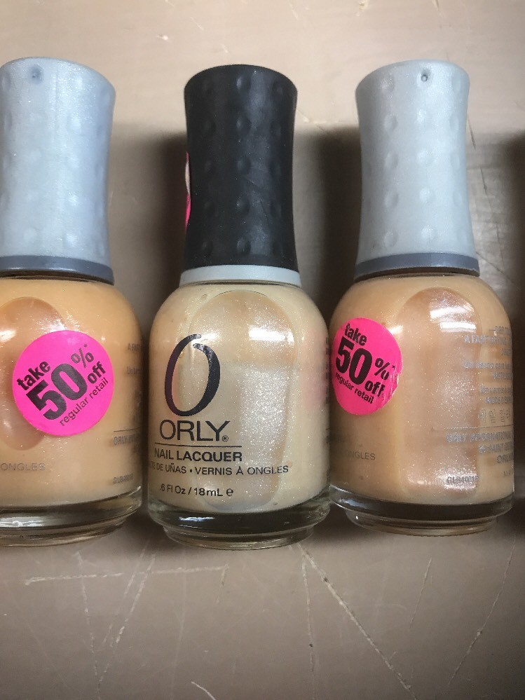 Lot Of 4 ORLY Honeymoon In Style Nail Lacquer Polish Color .6oz/18ml 40013