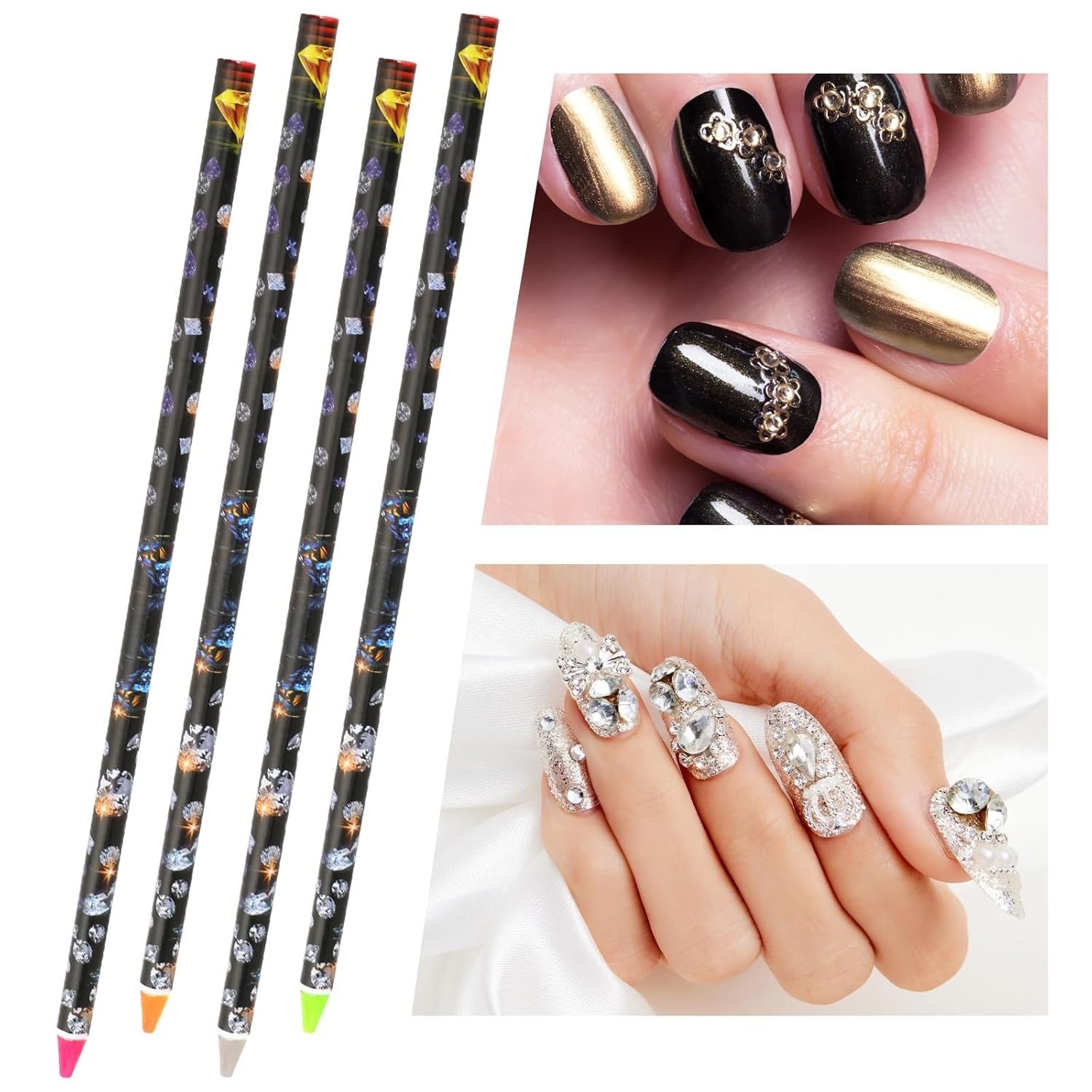 Self-Adhesive Rhinestone Picker Tools – Ideal for Effortless Nail Art & Crafts