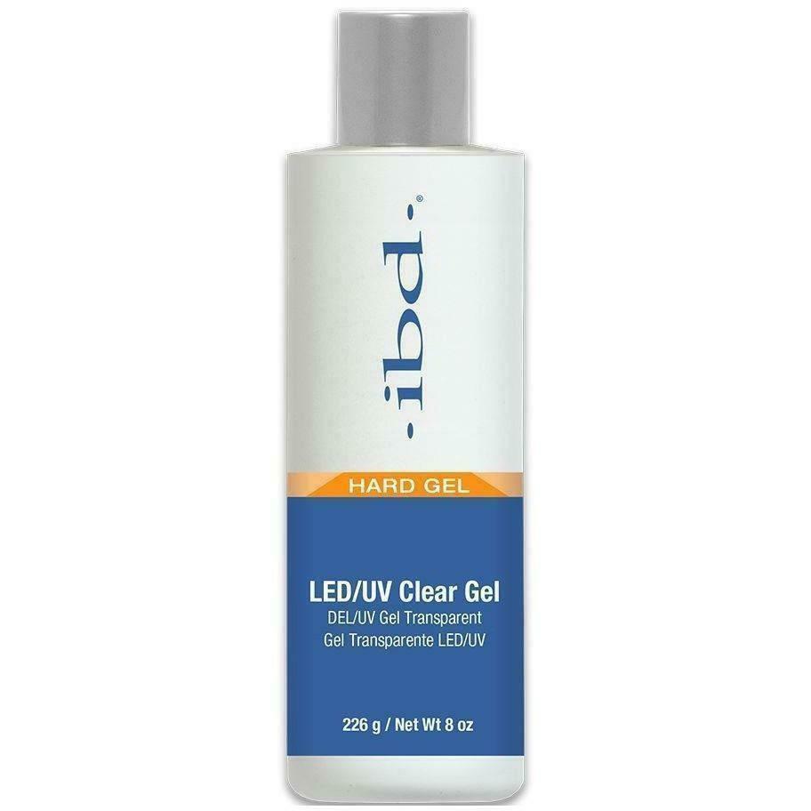 IBD LED/UV Hard Gel Builder Gel Clear 8oz Refill On Sale!