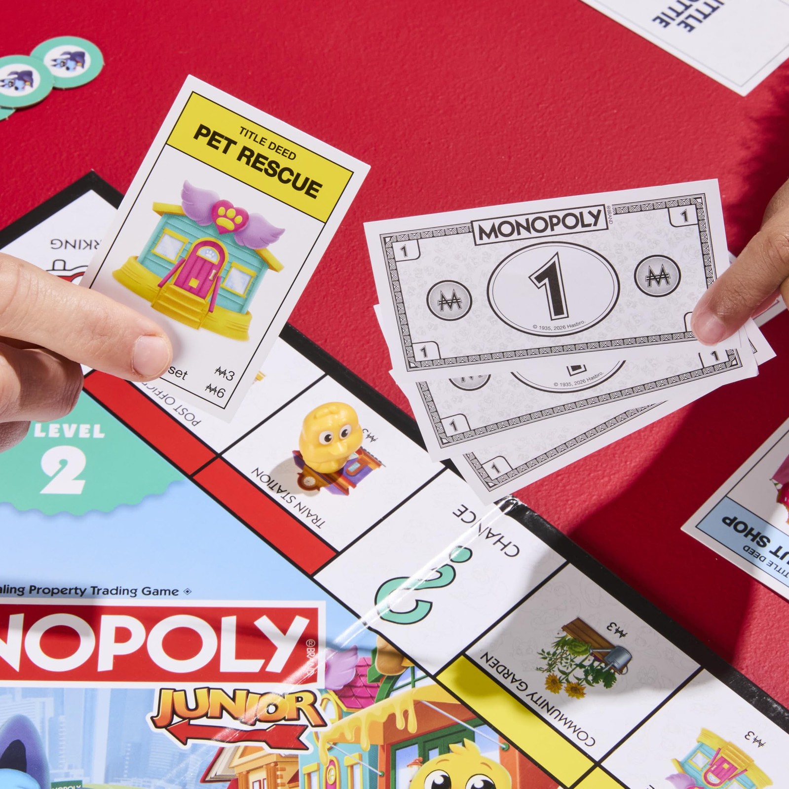 Monopoly Junior Board Game (2026 Edition) | 1.71875 cubic inches, Multi Color