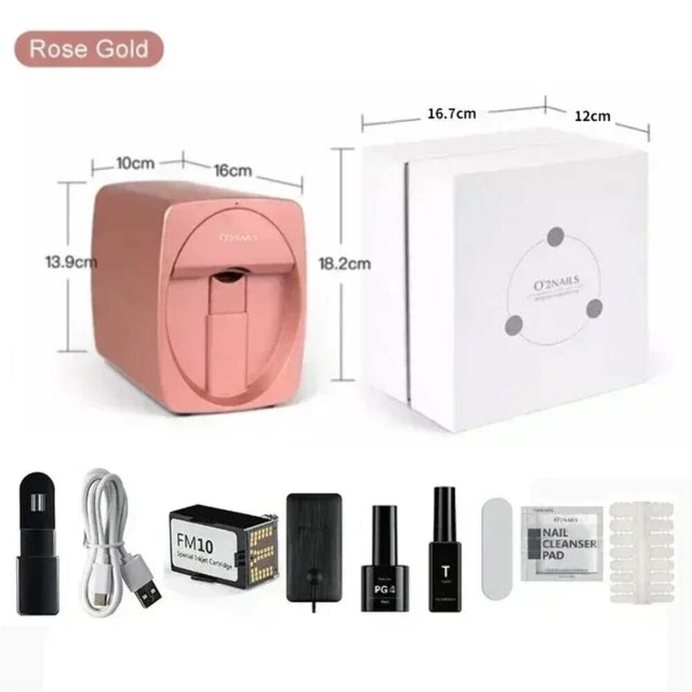 3D Nail Printer Machine WiFi 2400DPI Portable Nail Art Printer DIY
