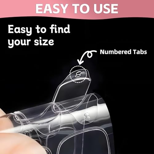 10 Sheets Nail Adhesive Tabs Pcs Clear Nail Stickers for Press Ons, 15 300