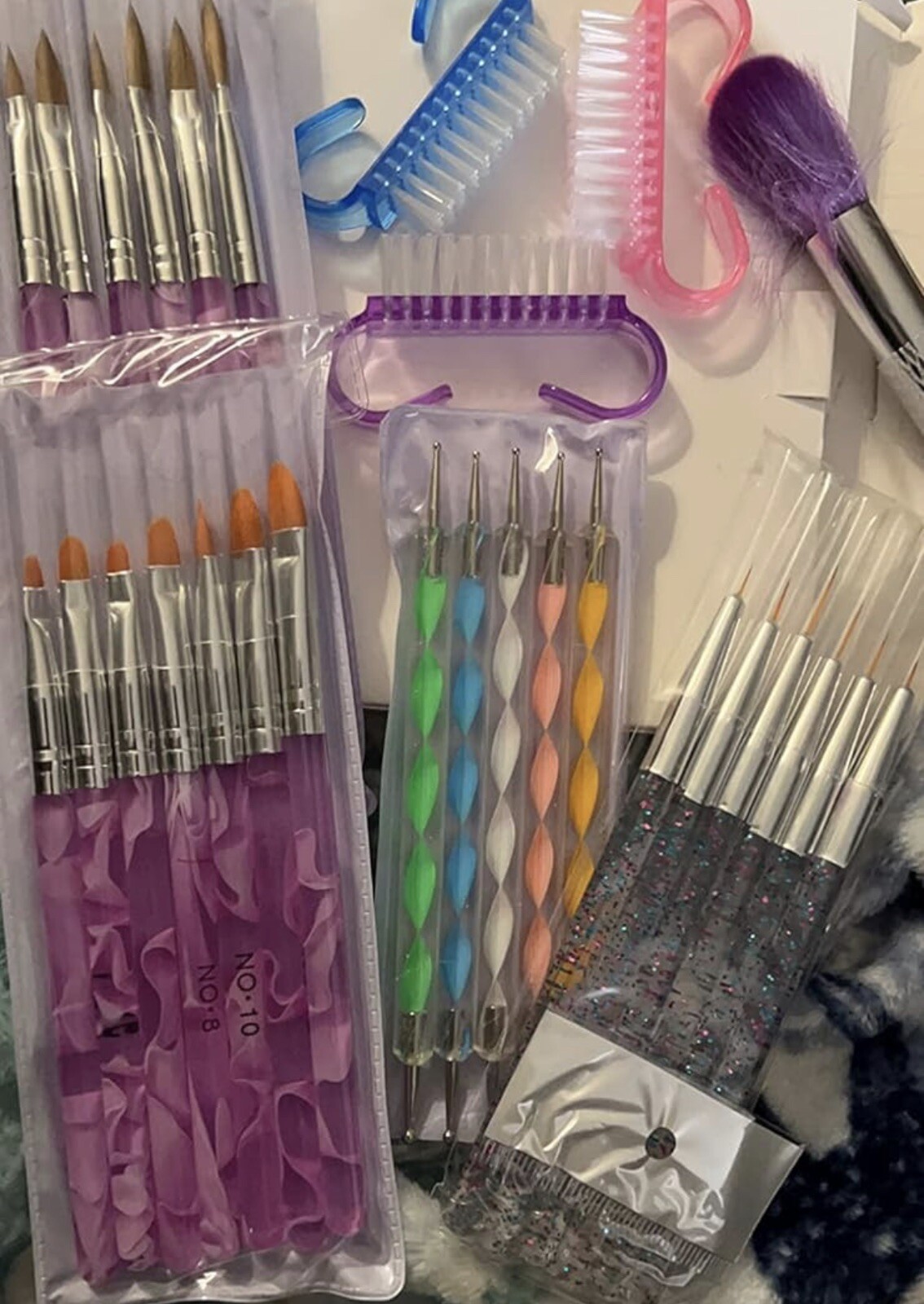 28-Piece (2 PACK) Ultimate Acrylic Nail Brush Set for Stunning Nail Art