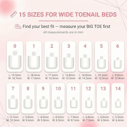 PURE MILKY WHITE Toe Nail Press Ons, 150PCS Pure Milky White Press Tonail-150