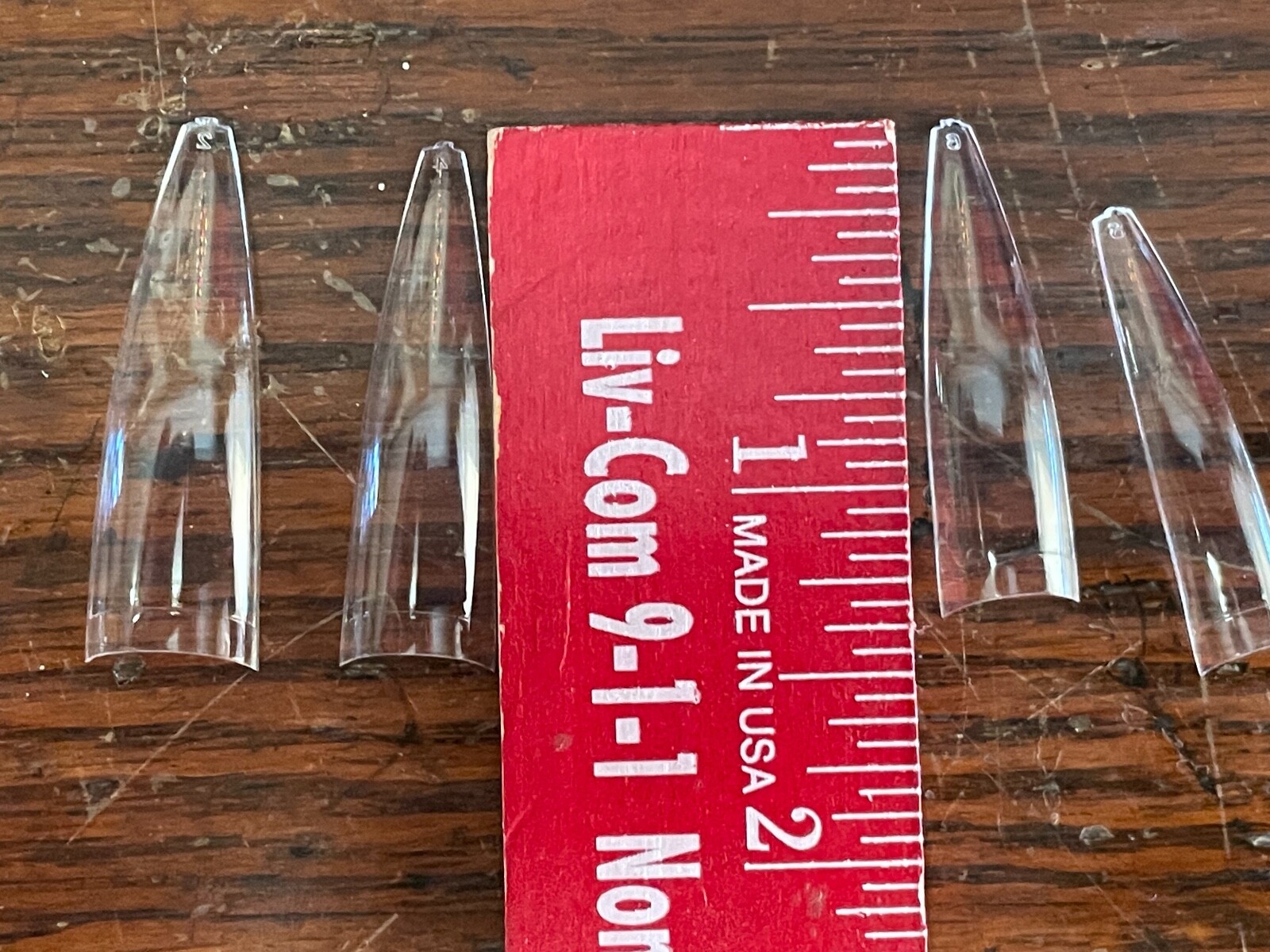7 Boxes of Wellquinn Clear Coffin C Curve False Nails (X003XRUVYD)