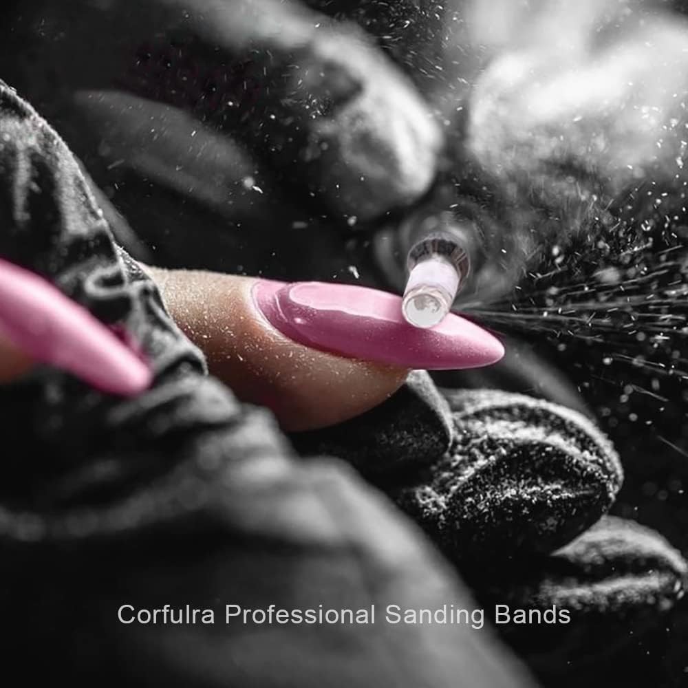 Sanding Bands for Nail Drill, Nail Drill Bits Sanding Bands Corfulra