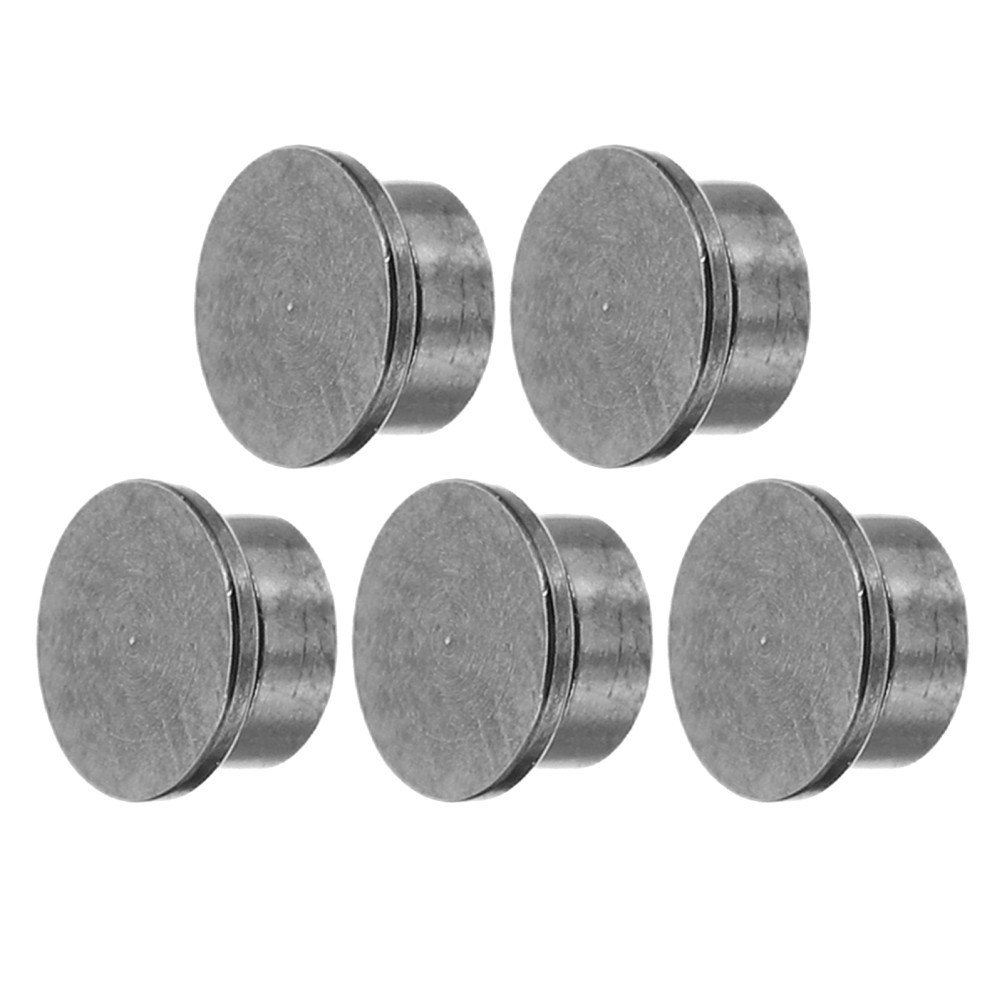 5Pcs Black Metal Nail Shafts Durable Rotary Bearings for DIY Nail Art
