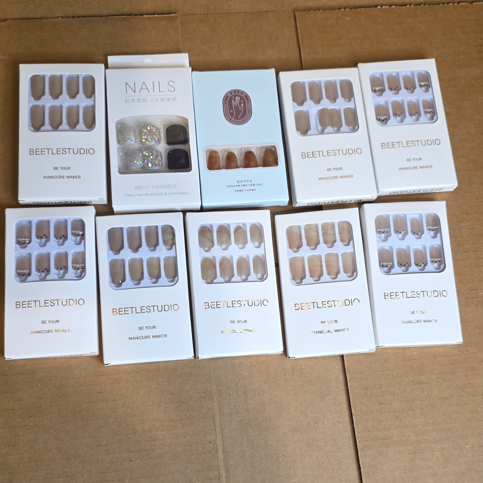 bundle #5 BEETLESTUDIO Press-On Pre-Designed
