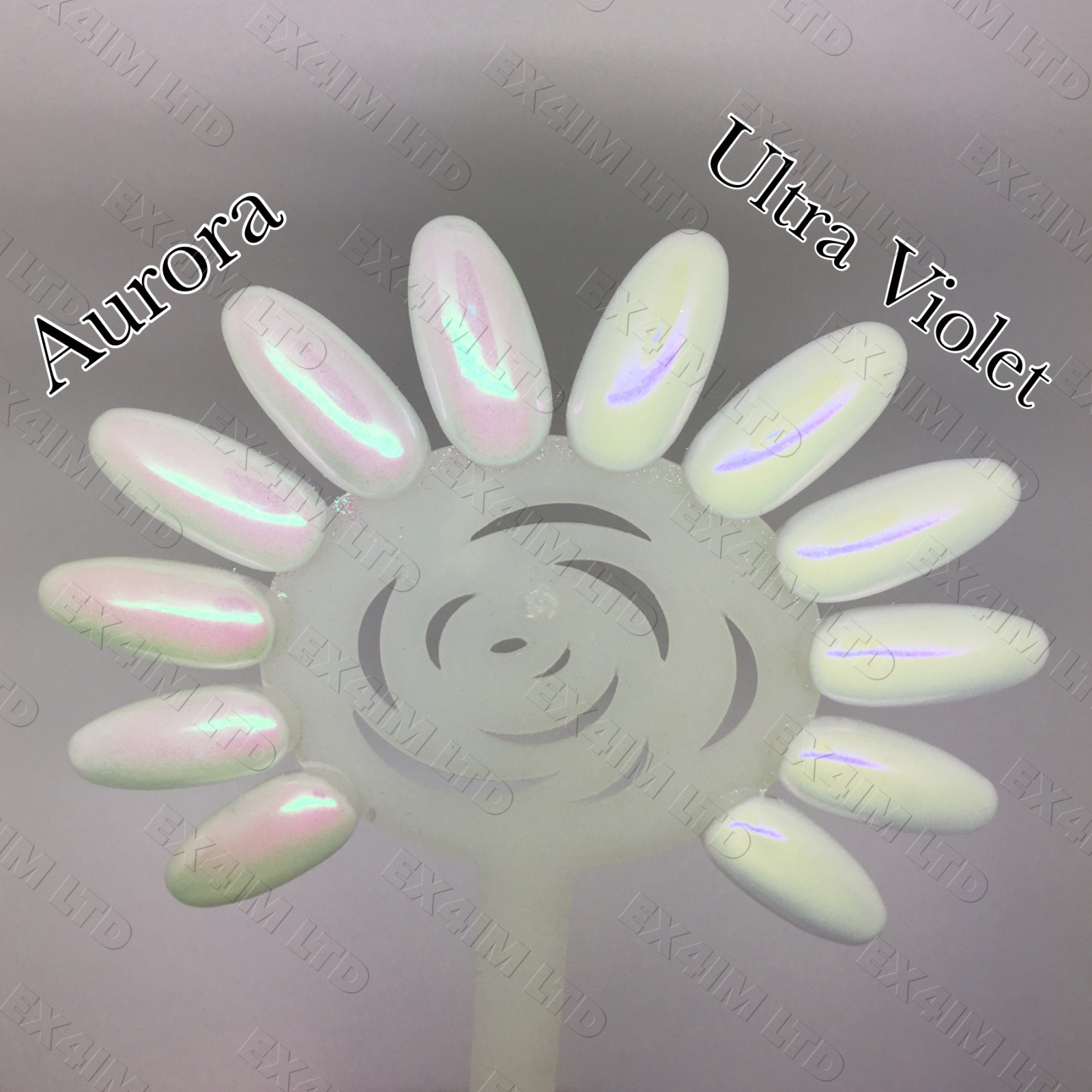 NEW Multicolor Ceramic Pigment Nails Porcelain Mirror Powder Mermaid Effect UK