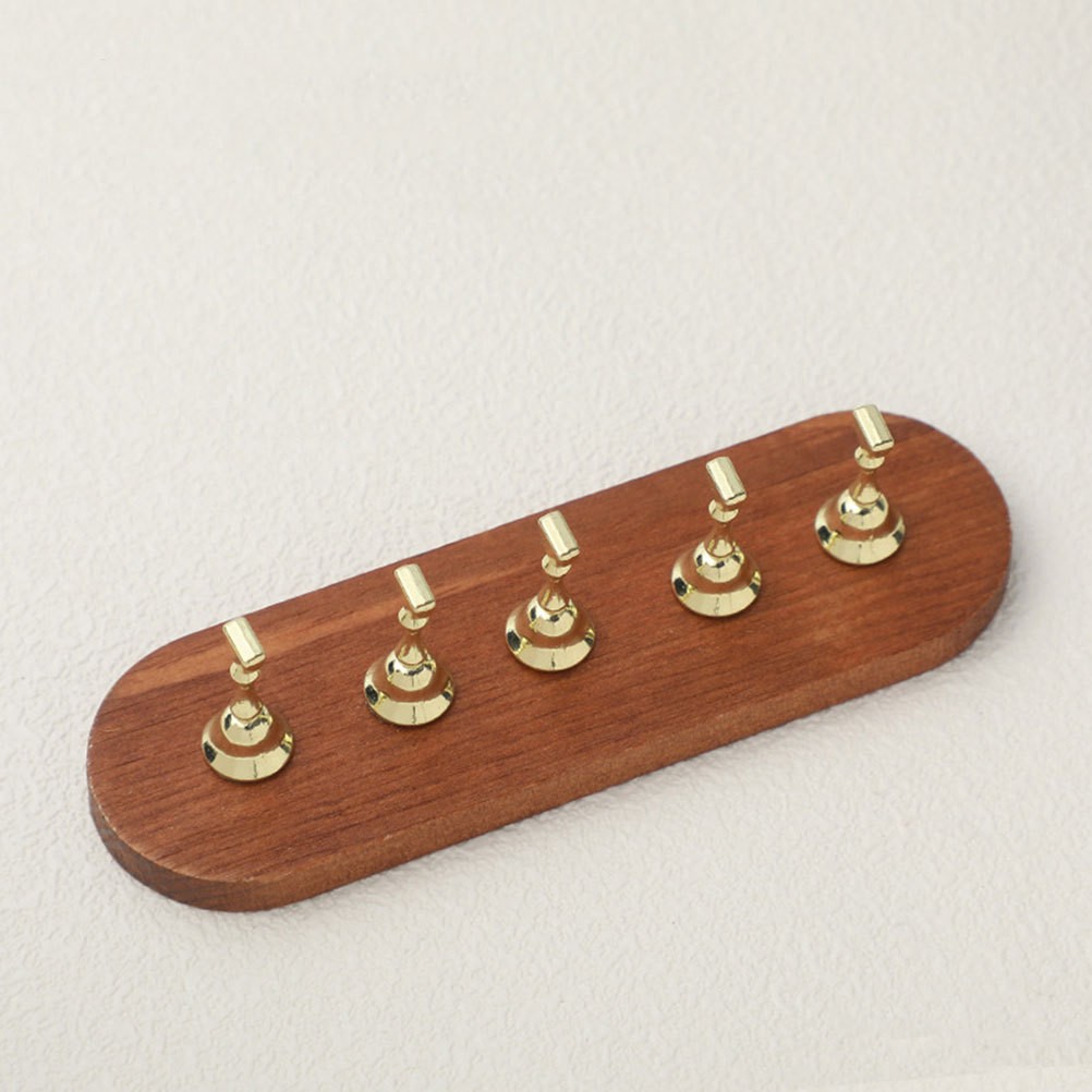 Nail Art Props Press on Nails Display Holder Hand for Practice Manicure Plate