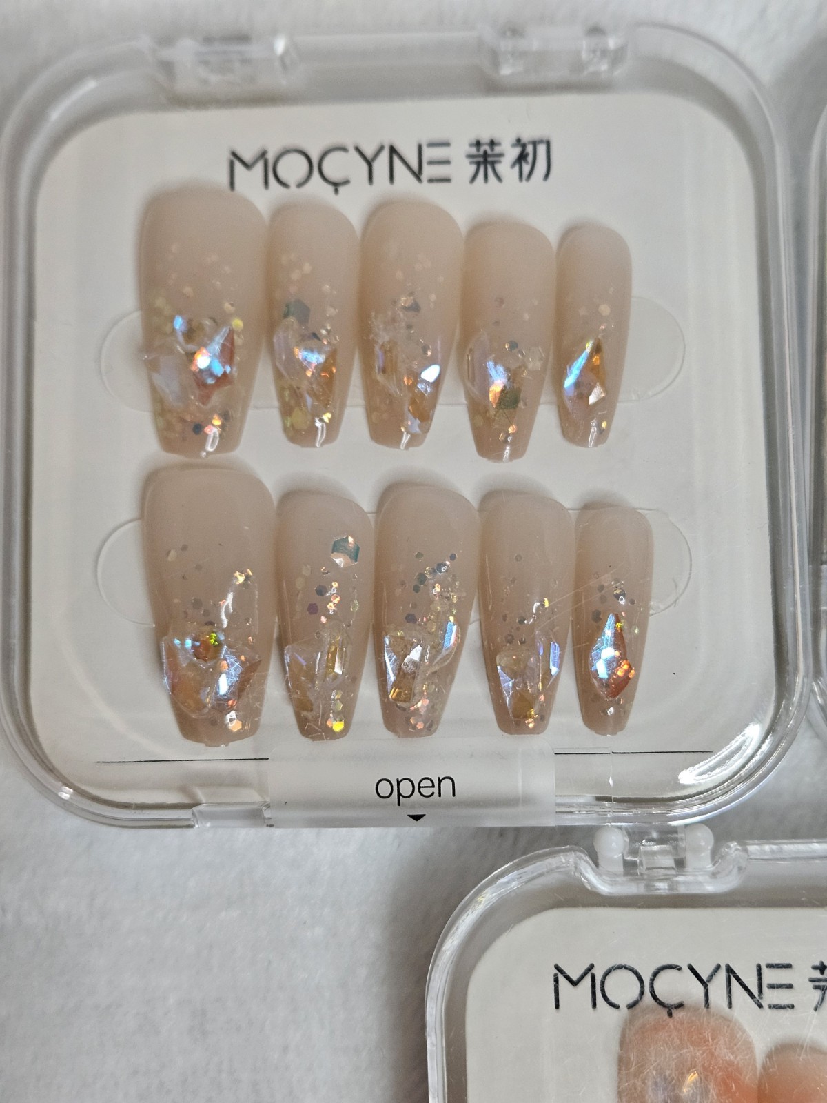 MOCYNE 3D Press-On Nail Bundle (3 Boxes) – 24pc Full Kits – Boutique Salon Look