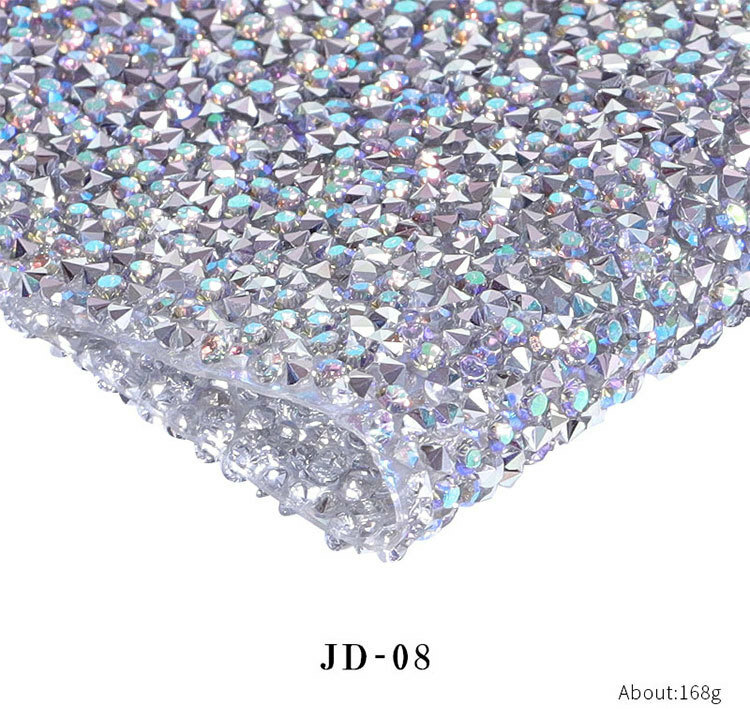 Various Glitter Sequin Nail Art Mat Salon Practice Cushion Holder Hand Pad Tools