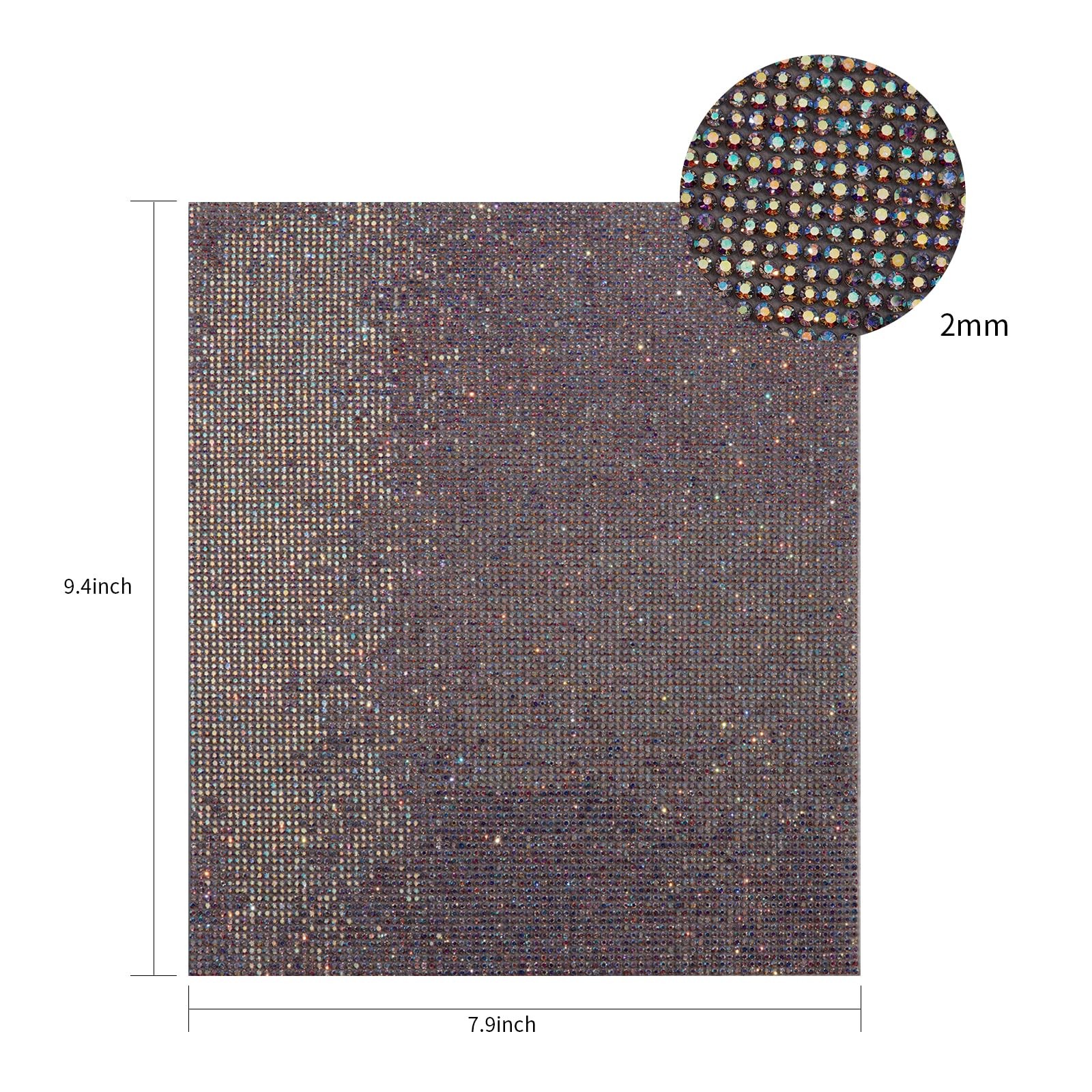 Bling Rhinestone Sheets, Glitter Rhinestone Stickers Self Adhesive for DIY Cr…