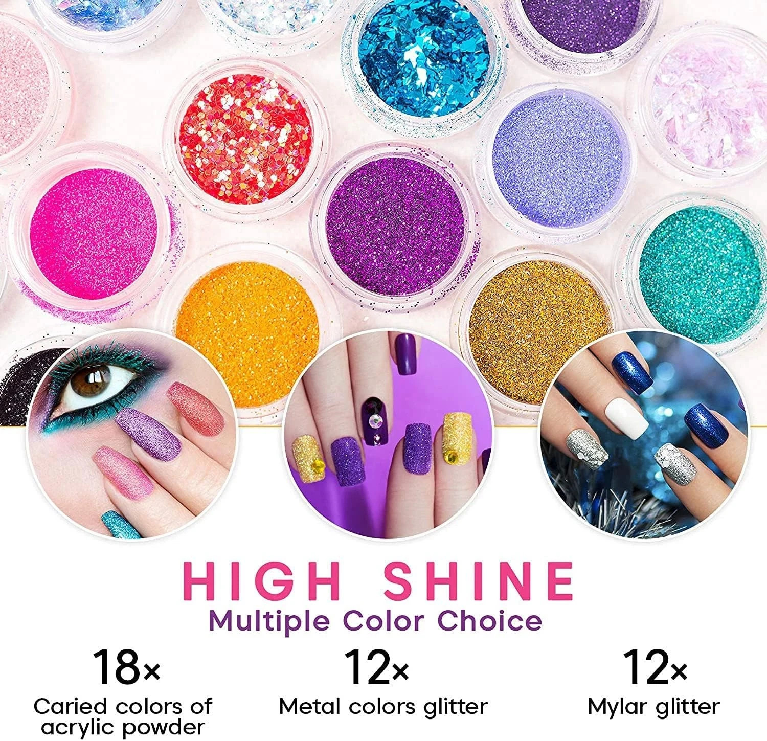 Acrylic Nail Kit, Full Set for Beginners Professional 42 in 1 Acrylic