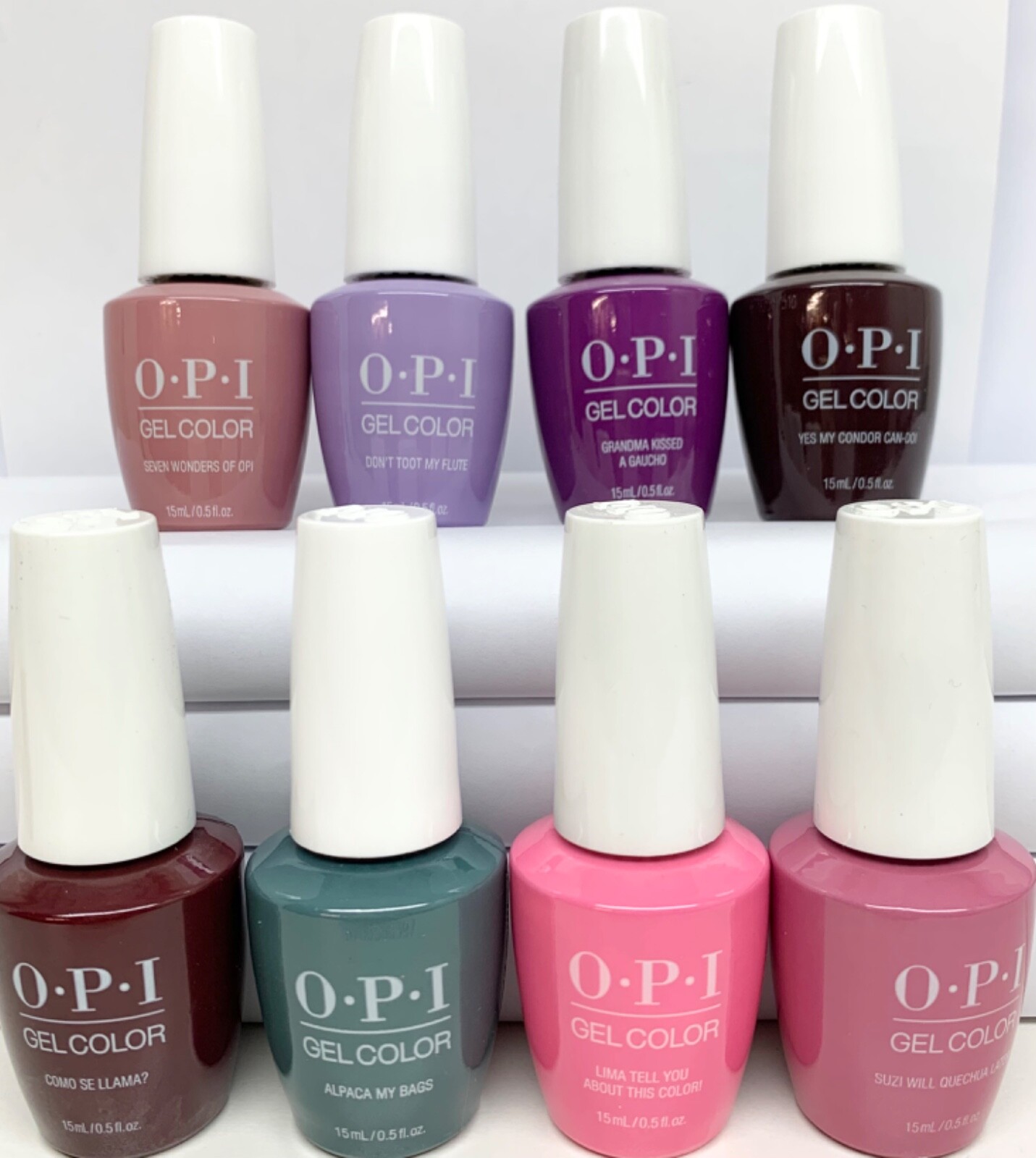Gelcolor Soak-off Nail Polish PERU Collection – Pick Any Color/Base/Top .5oz