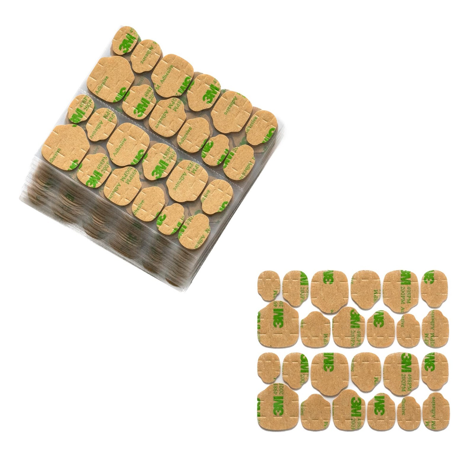 3M Nails Adhesive Tabs 25 Sheets for Press On False Nail Tip Gel Double Sided