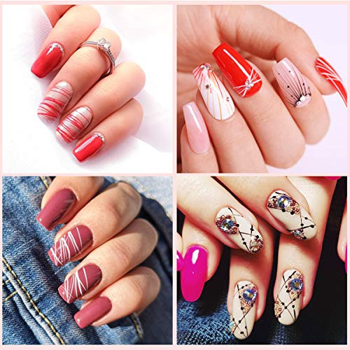 6 Colors Spider Gel, New Upgraded Matrix Gel with Gel Paint Design Nail Set-2